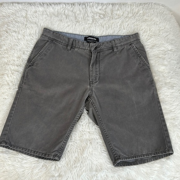Quiksilver Other - Quiksilver Grey Straight Denim Style Shorts